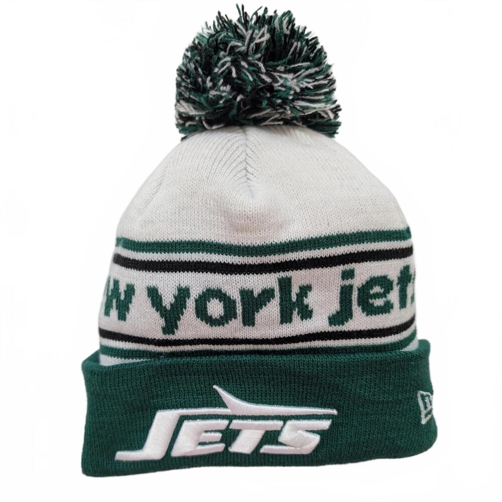 New York Jets Knit Pom Pom Beanie Hat